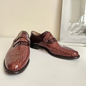 Ron White Croco Dress Shoes 👞.  Size 39.5